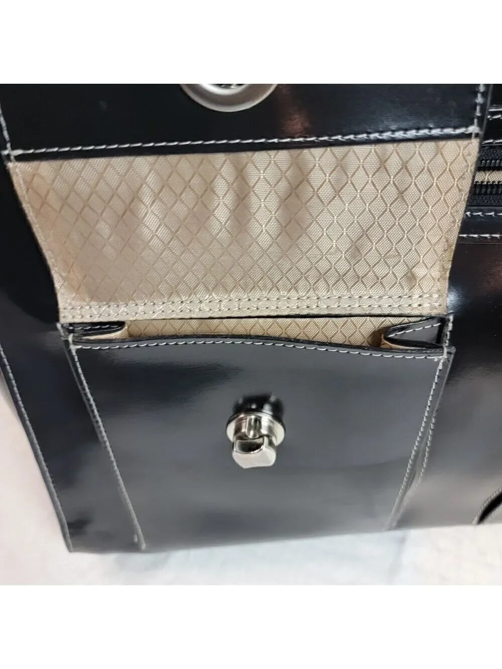 McKlein Verona Leather Laptop Briefcase